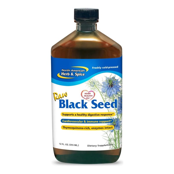 Aceite De Semilla Negra 354 Ml Apoyo Digestivo E Inmunológico North American Herb Spice