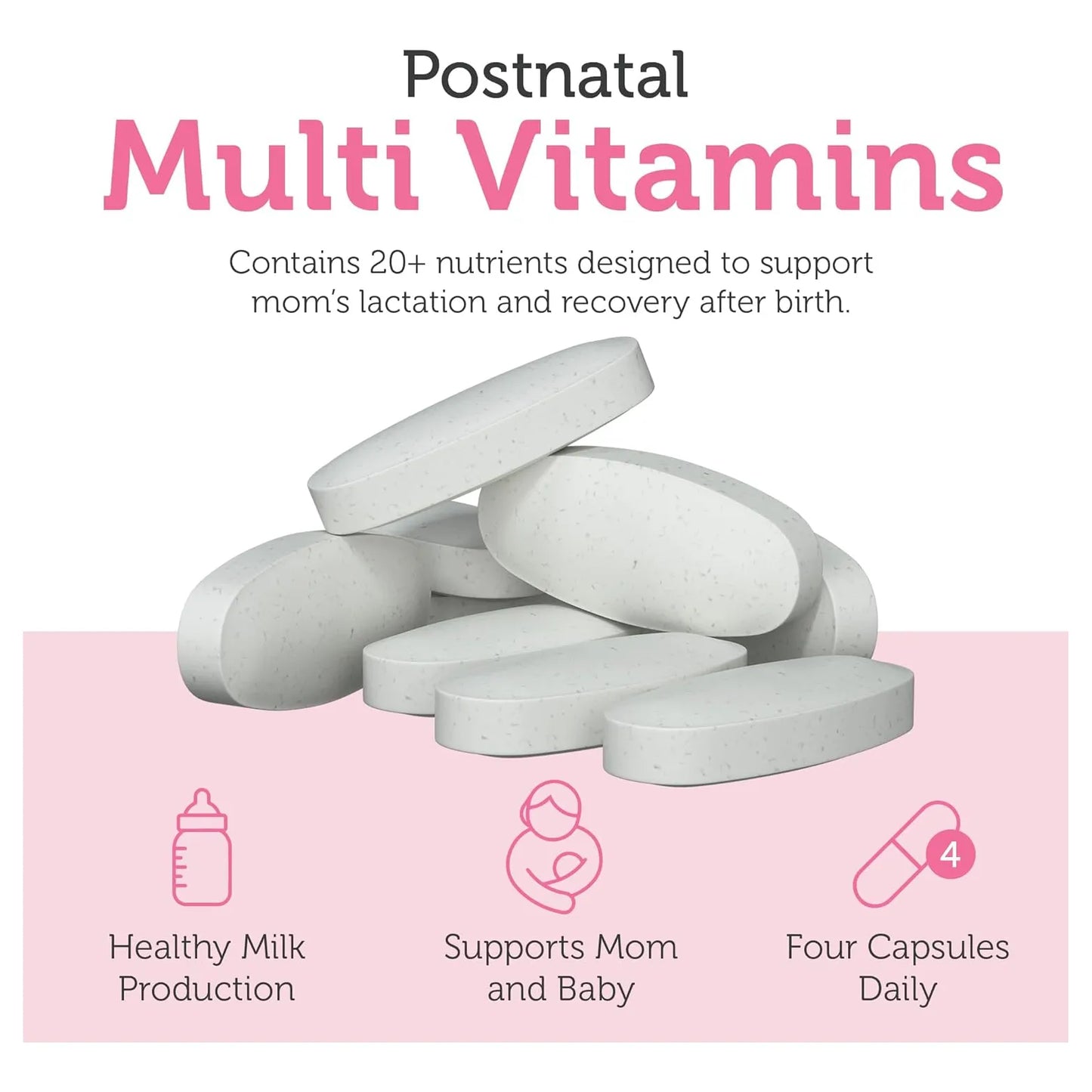 Vitaminas Postnatales Lactancia Cardo Mariano Alholva Hoja Frambuesa Zahler