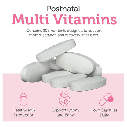 Vitaminas Postnatales Lactancia Cardo Mariano Alholva Hoja Frambuesa Zahler