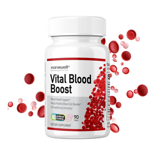 Suplemento Impulso Vital Glóbulos Rojos Blancos Hierro Vitaminas 90 Tabletas