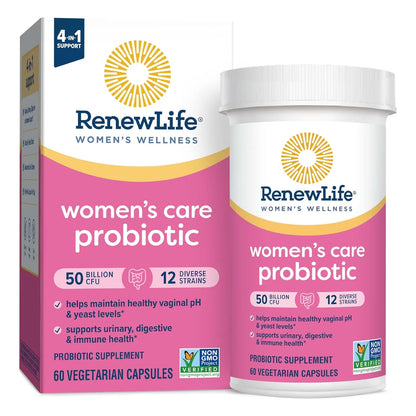 Probióticos Para Mujeres Renew Life 60 Cápsulas Salud Vaginal Digestiva E Inmune
