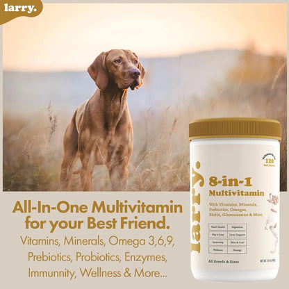 Multivitamínico 8 En 1 Para Perros Apoyo Digestivo Cardiaco Y Articulaciones