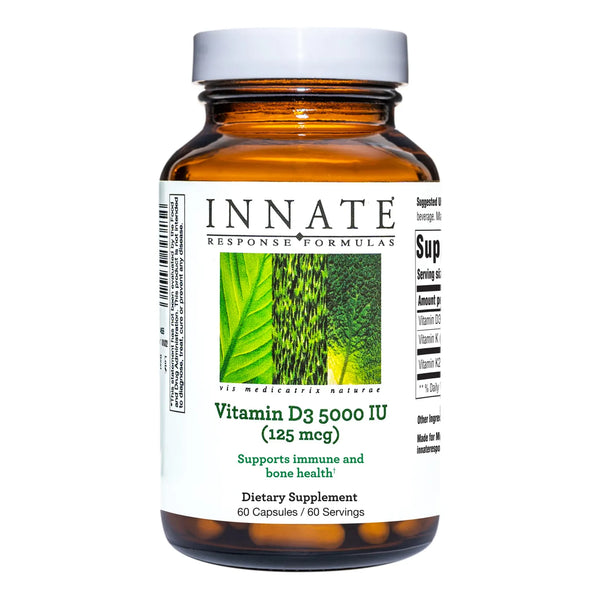 Vitamina D3 5000 Ui Con K1 Y K2 Soporte Inmunologico Y Oseo 60 Capsulas Vegetariano