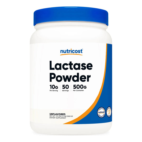 Lactasa En Polvo 500 Gramos Para Digestión De Lácteos Sin OMG Sin Gluten