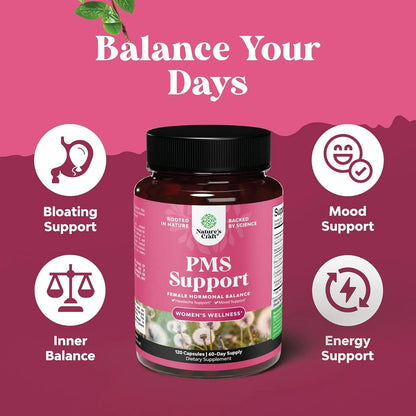 Suplemento Para Síndrome Premenstrual Alivia Calambres Equilibrio Hormonal Natural