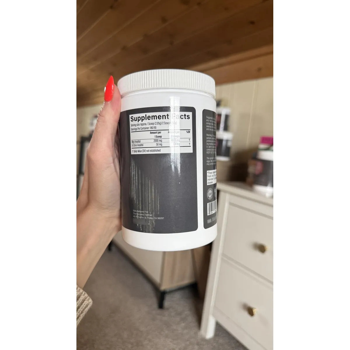 Polvo De Inositol Myo 2000 Mg Y D Chiro 50 Mg Relacion 40 1 Para Mujeres