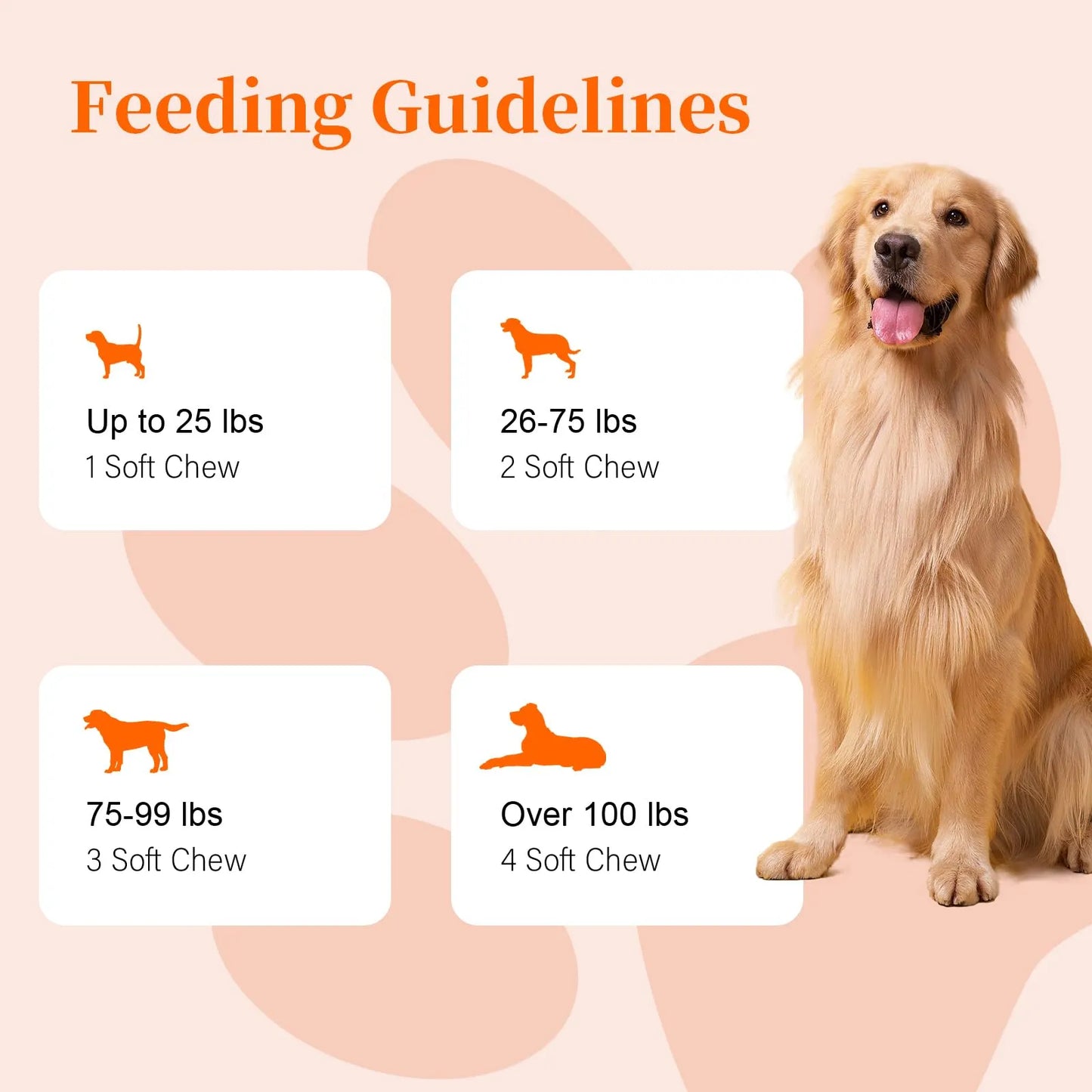 Golosinas Para Perros Con Glucosamina Y Condroitina Para Articulaciones Wiffypets 90 Unidades