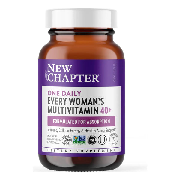 New Chapter Multivitamina Mujeres 40+ Con Probióticos Y Vitamina D3 72 Cápsulas
