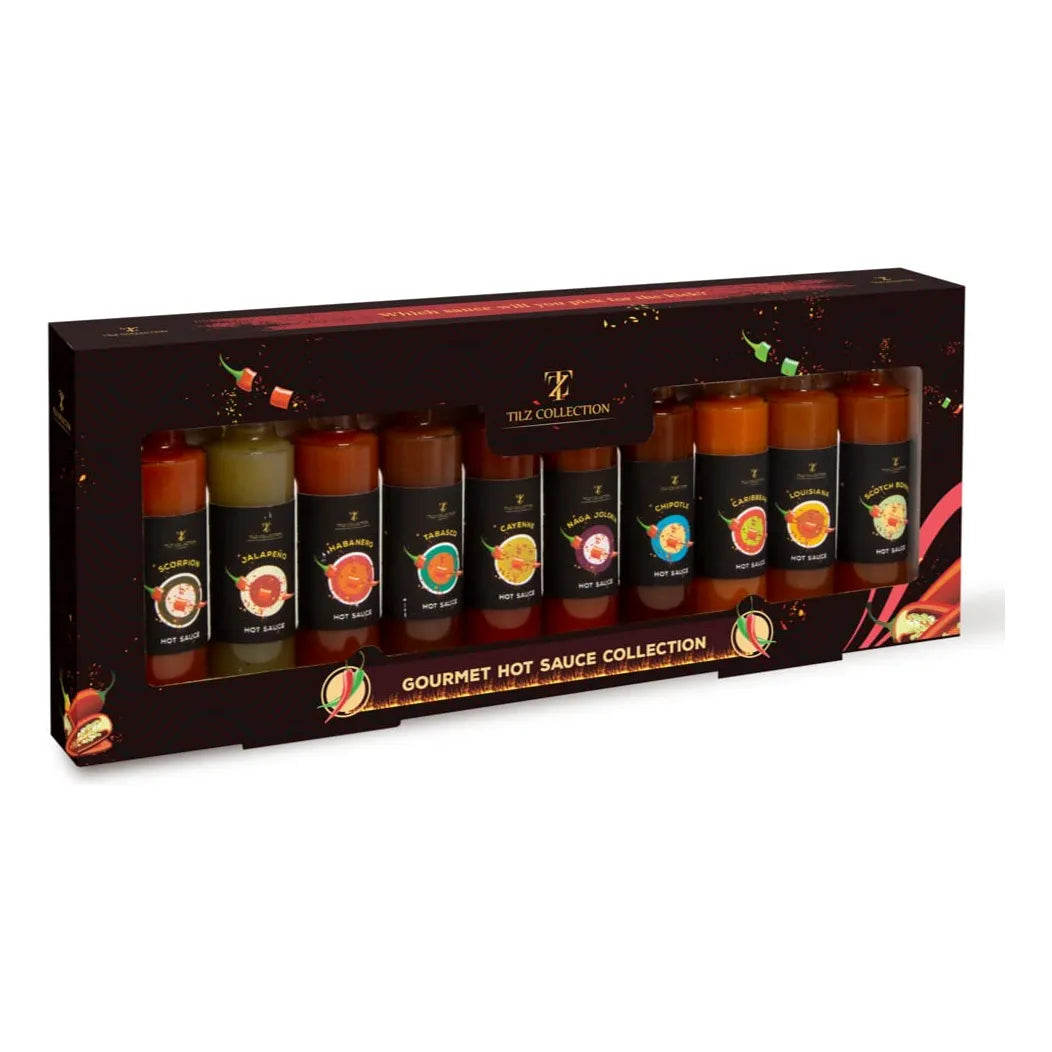 Set Regalo Salsa Picante Colección Chile 10 Sabores Importado