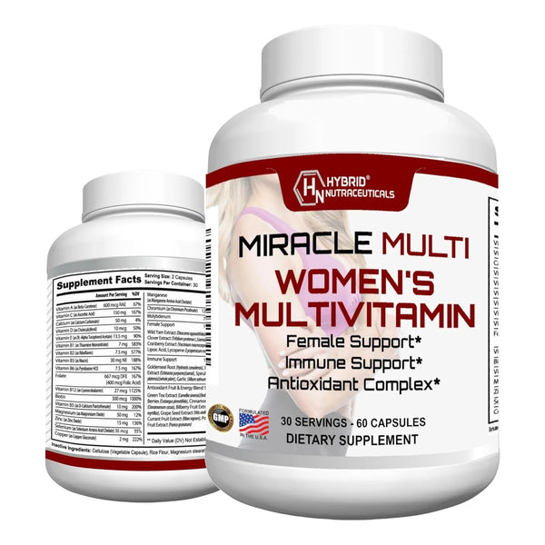 Multivitaminico Para Mujeres Con Biotina Antioxidantes Minerales 60 Capsulas
