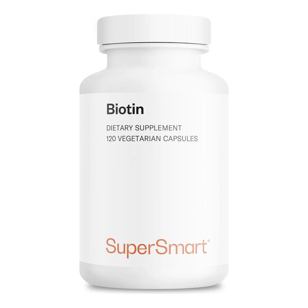 Biotina 10000 Mcg Cabello Piel Uñas Fuerte Vegano 120 Cápsulas