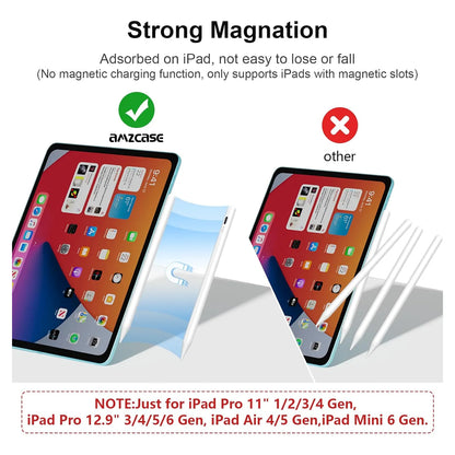 Lápiz Óptico Para iPad Carga Rápida Compatible Con Modelos 2018 2024 Incluye Estuche Y Puntas De Repuesto
