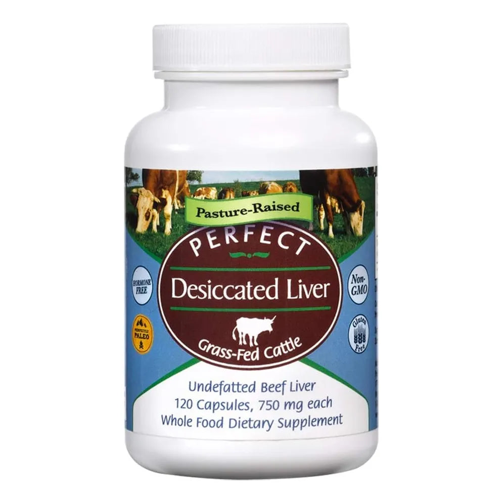 Hígado De Res Deshidratado 120 Cápsulas Fuente Natural De Proteínas Hierro Vitaminas A B