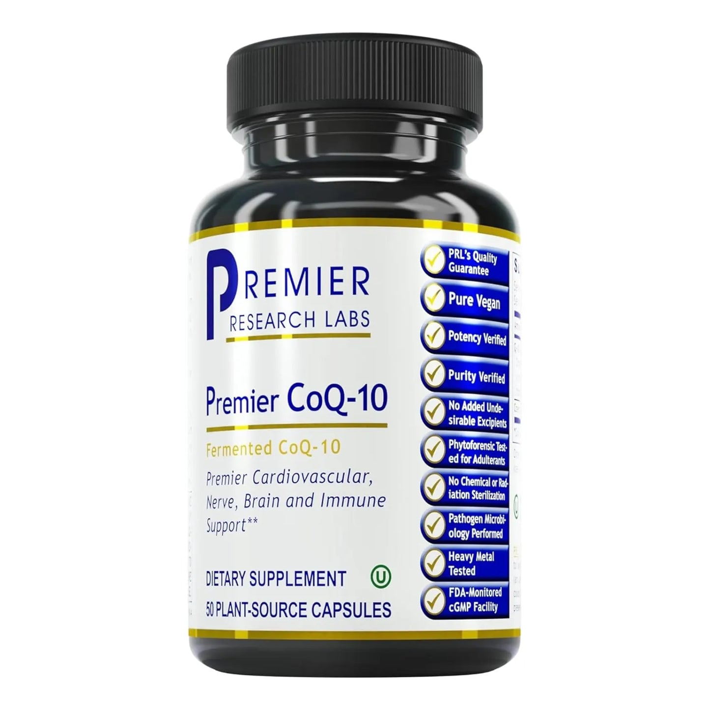 Coq10 Fermentada 100 Mg 50 Capsulas Soporte Cardiovascular Vegano