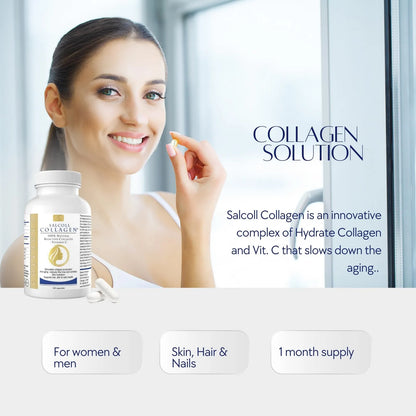 Cápsulas De Colágeno Marino Bioactivo Piel Cabello Uñas Antienvejecimiento