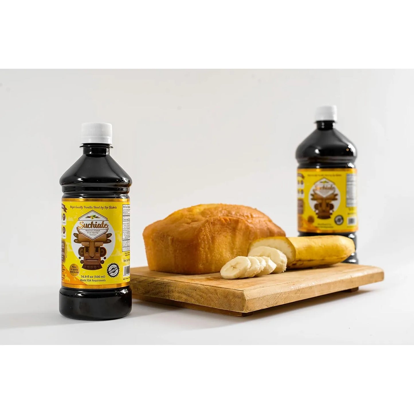 Extracto De Vainilla Suchiate Ámbar 500 Ml Puro Y Natural Para Reposteria