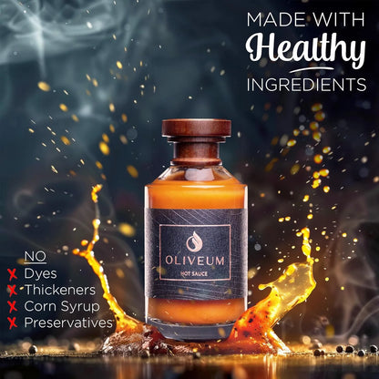 Salsa Picante Gourmet De Pimientos Habaneros 250ml Oliveum Sabor Único