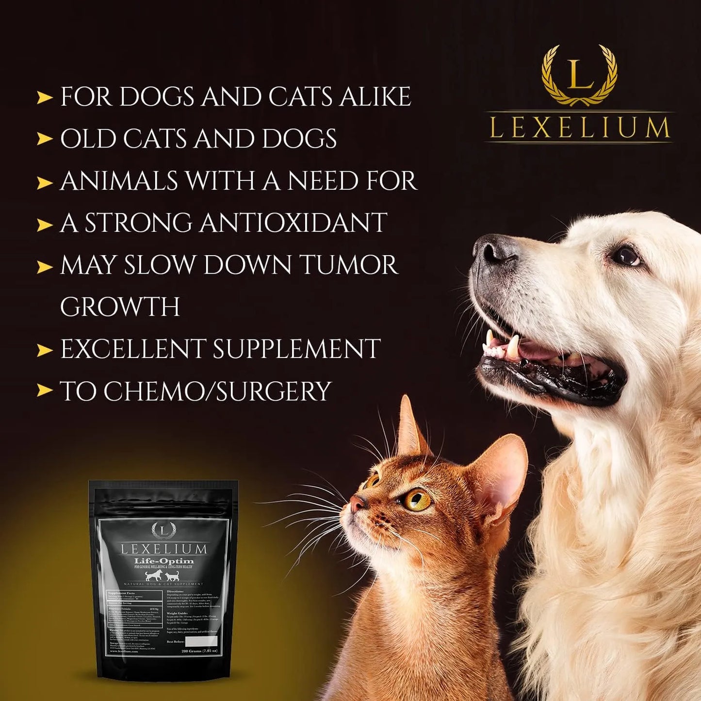 Mezcla Natural Life Optim Para Enfermedades Terminales En Perros Y Gatos 100 Efectiva