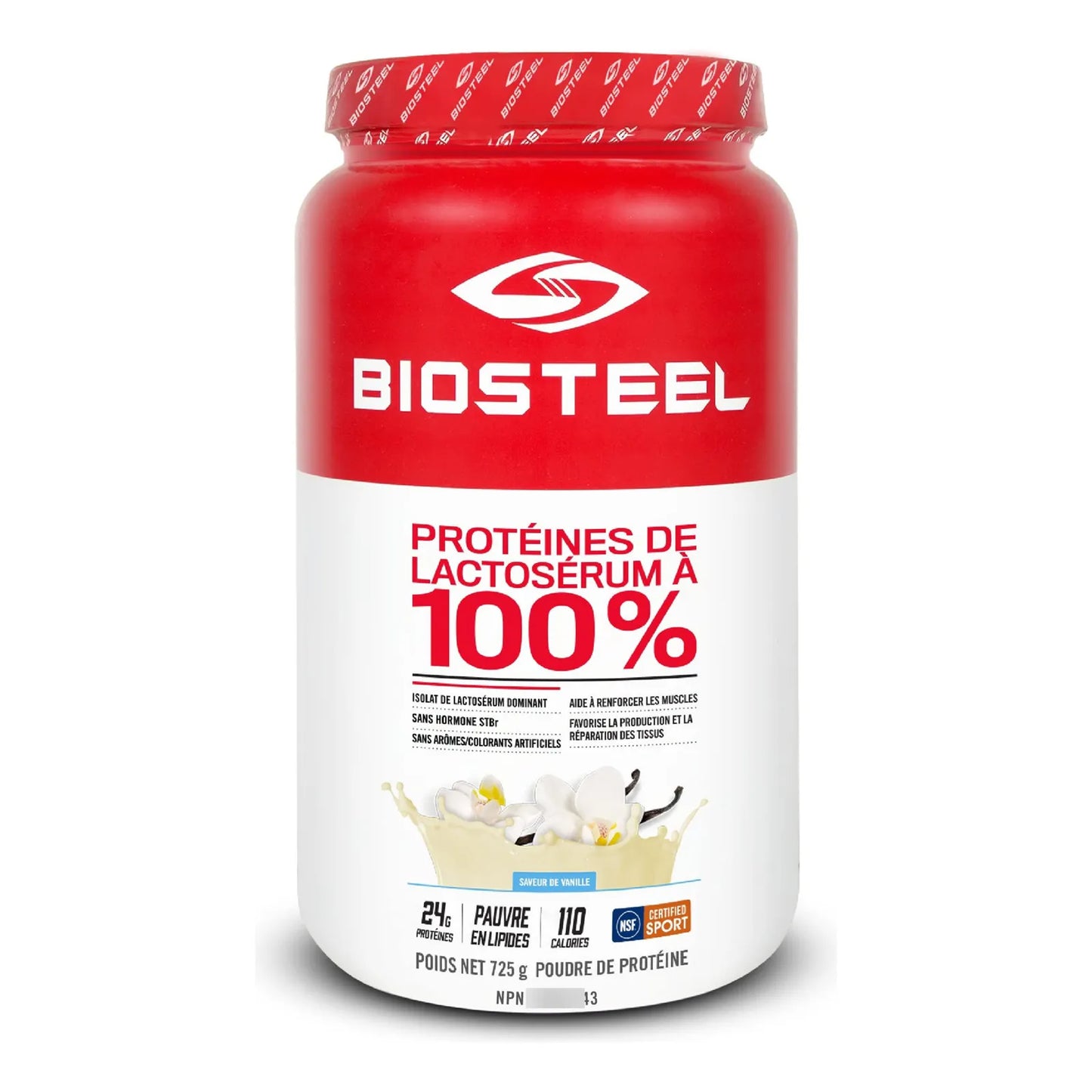 Proteína De Suero En Polvo Sabor Vainilla 725g 25 Porciones Calidad Premium