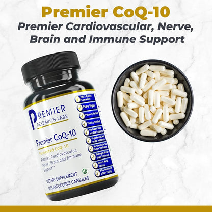 Coq10 Fermentada 100 Mg 50 Capsulas Soporte Cardiovascular Vegano