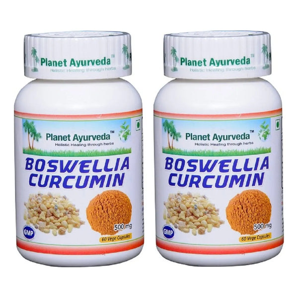 Boswellia Curcumina 500 Mg Capsulas Naturales 2 Botellas Movilidad Articular