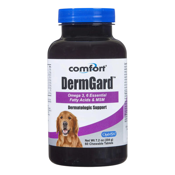 Kala Health DermGard Suplemento Piel Y Pelaje Para Perros 60 Unidades Con MSM Y Aceite De Pescado