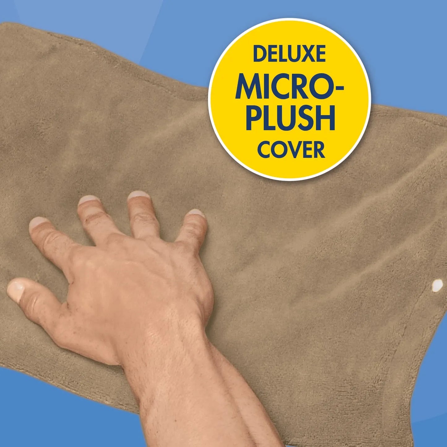 Almohadilla Termica De Lujo 30 X 38 Cm Con Calor Humedo Y Seco 4 Ajustes Alivio Muscular