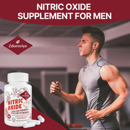 Suplemento De Óxido Nítrico 13 En 1 2255 Mg Para Corazón Y Energía 90 Cápsulas