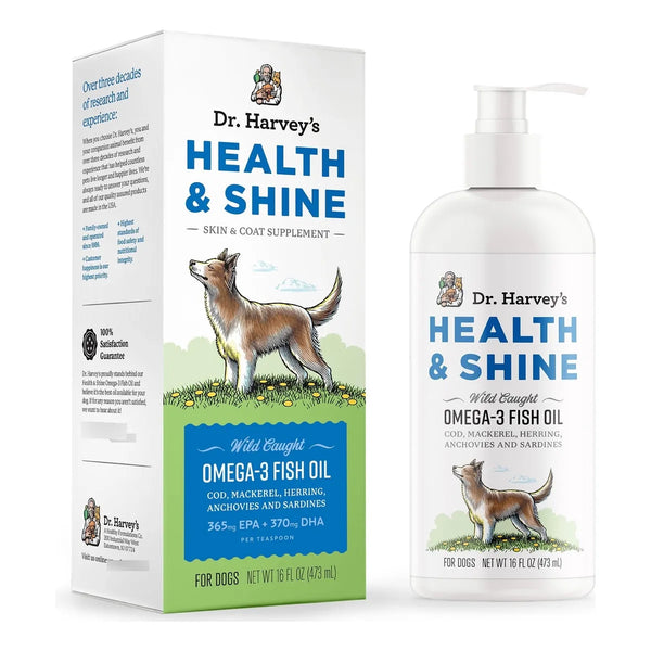 Aceite De Pescado Omega 3 Para Perros Caballa Arenque Anchoas Dr Harveys 16 Oz