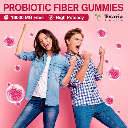 Gomitas Probióticas De Fibra 9 En 1 Con Vitamina C Para Digestión Y Energía