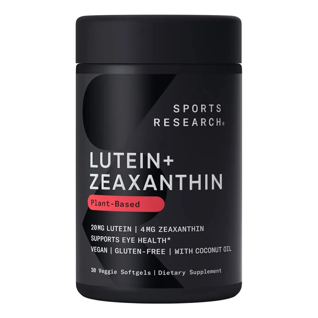 Luteína Vegana Y Zeaxantina Con Aceite De Coco Orgánico 30 Cápsulas Blandas