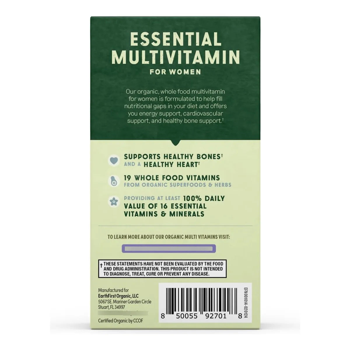 Multivitamínico Diario Para Mujer Con Hierro Y Vitamina B12 19 Vitaminas Energía Y Salud