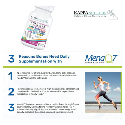 Complejo Mineral Avanzado 13 En 1 Con Vitamina K2 D3 Zinc 90 Capsulas