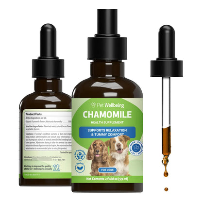 Manzanilla Para Perros Orgánica Digestión Saludable Tranquilidad Suplemento Veterinario