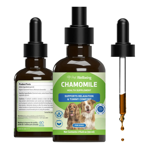 Manzanilla Para Perros Orgánica Digestión Saludable Tranquilidad Suplemento Veterinario