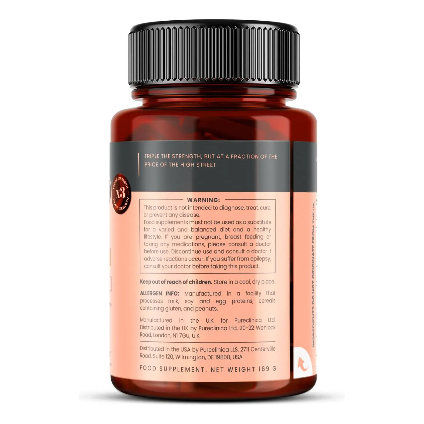 Acido Hialuronico 300 Mg 180 Comprimidos Triple Potencia Hyaluronato Sodio