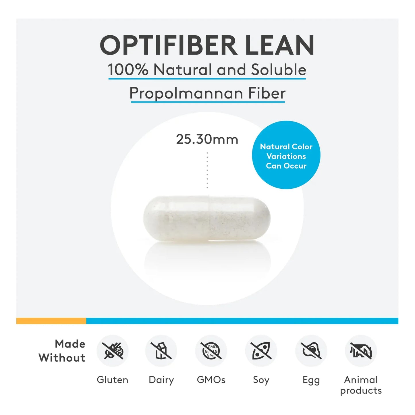 OptiFiber Lean Polvo De Fibra Natural Soluble Apoya Saciedad Y Metabolismo