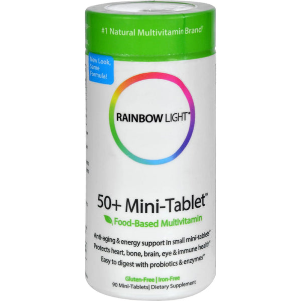 Multivitaminico 50 Mini Para Adultos Mayores 90 Tabletas Salud Integral