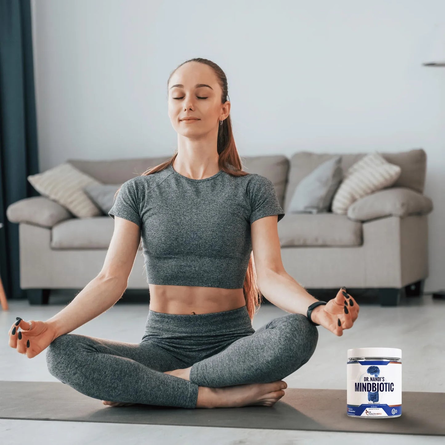 MindBiotic Suplemento Salud Cerebral Probióticos Prebióticos Ashwagandha KSM66 60 Cápsulas