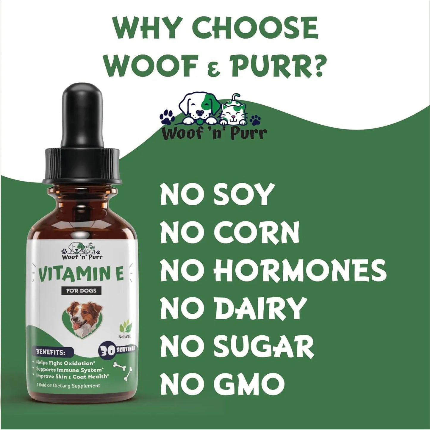 Vitamina E Natural Para Perros 100 Ml Antioxidante Esencial Importado Estados Unidos