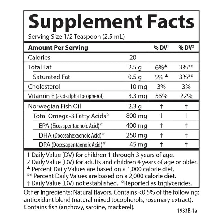 Aceite De Pescado Infantil Carlson Omega 3 Líquido 200 Ml - Imagen 8