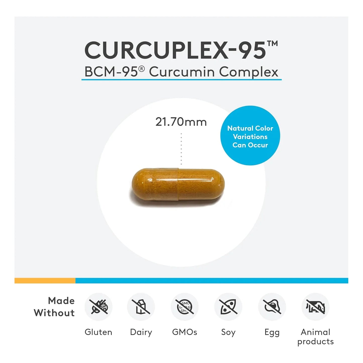 Cápsulas De Curcumina BCM 95 Xymogen Apoyo Cerebral Y Articular 60 Veganas
