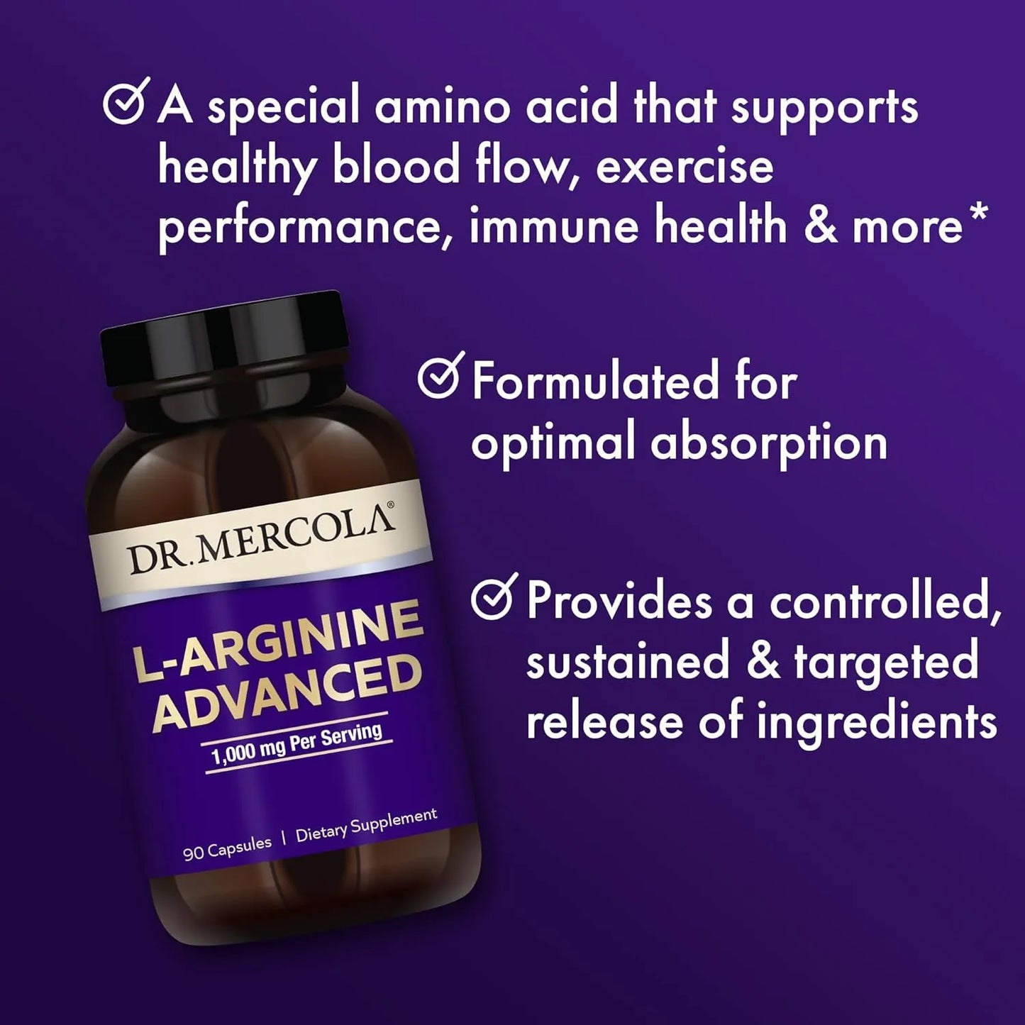 L Arginina Avanzada 1000 Mg 90 Capsulas Dr Mercola Energia Natural