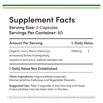 Supplement Lions Mane - Imagen 6