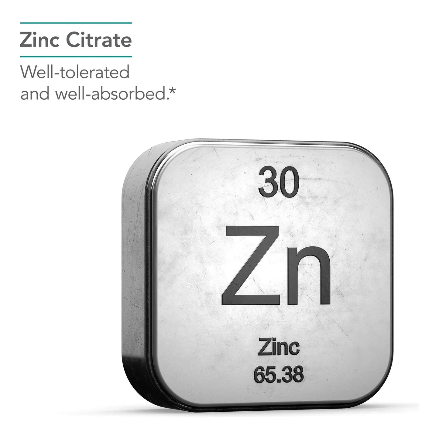 Citrato De Zinc 25 Mg Apoyo Inmunológico Cápsulas Bien Absorbidas 60 Unidades