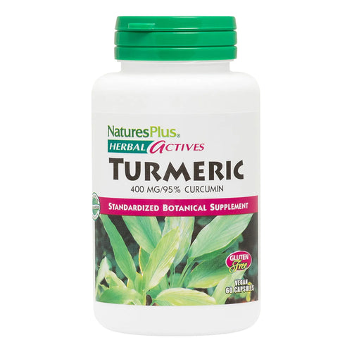 Cúrcuma 400 Mg Con 95 De Curcumina 60 Cápsulas Veganas Natures Plus