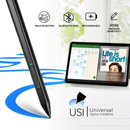 Lápiz Óptico USI 2.0 Para Fire Max 11 Con Función De Inclinación Y Rechazo De Palma