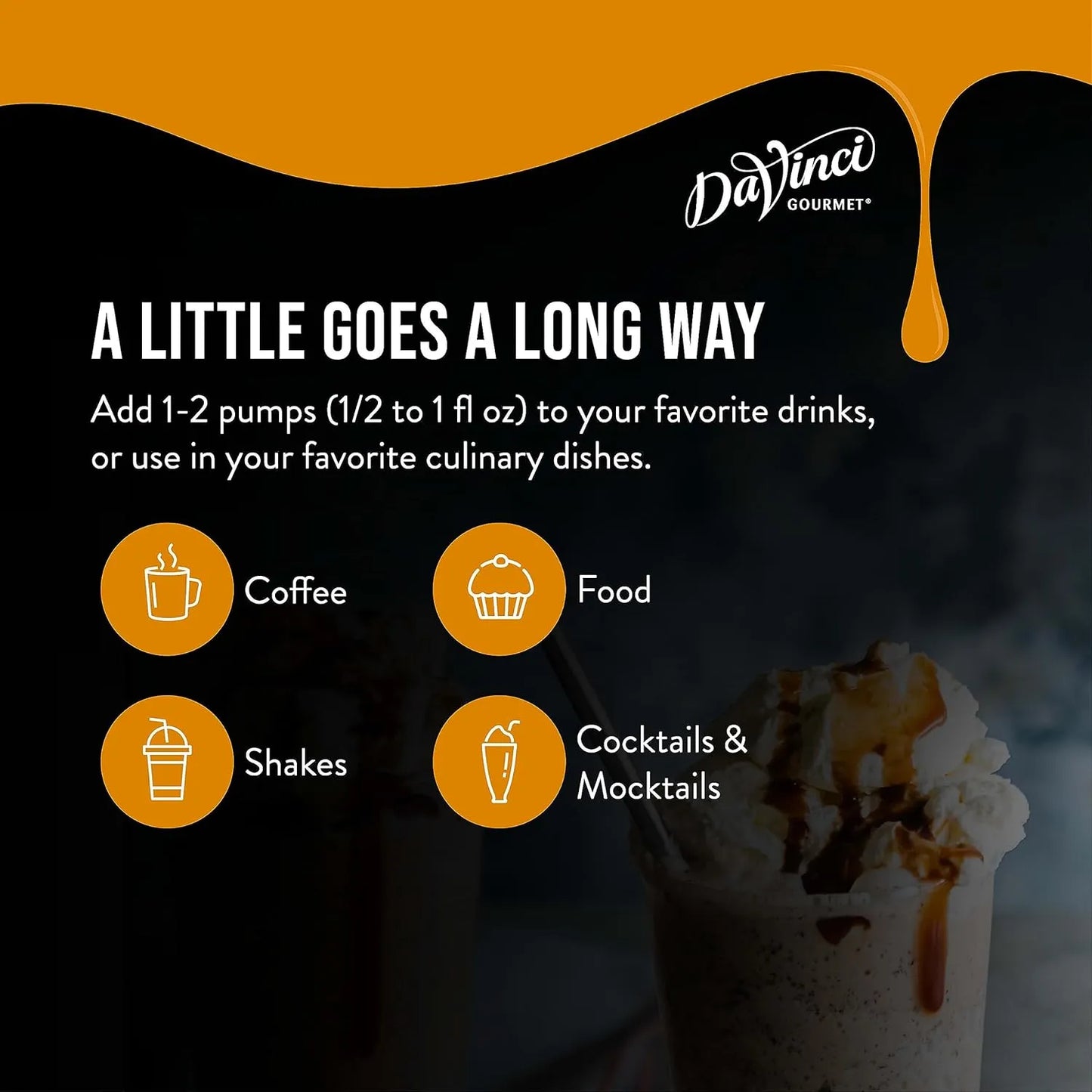 Salsa De Chocolate DaVinci Gourmet 64 Onzas Sabor Premium Multi Uso