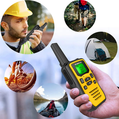 Walkie Talkies Profesionales Recargables Largo Alcance 36 Canales NOAA USB-C