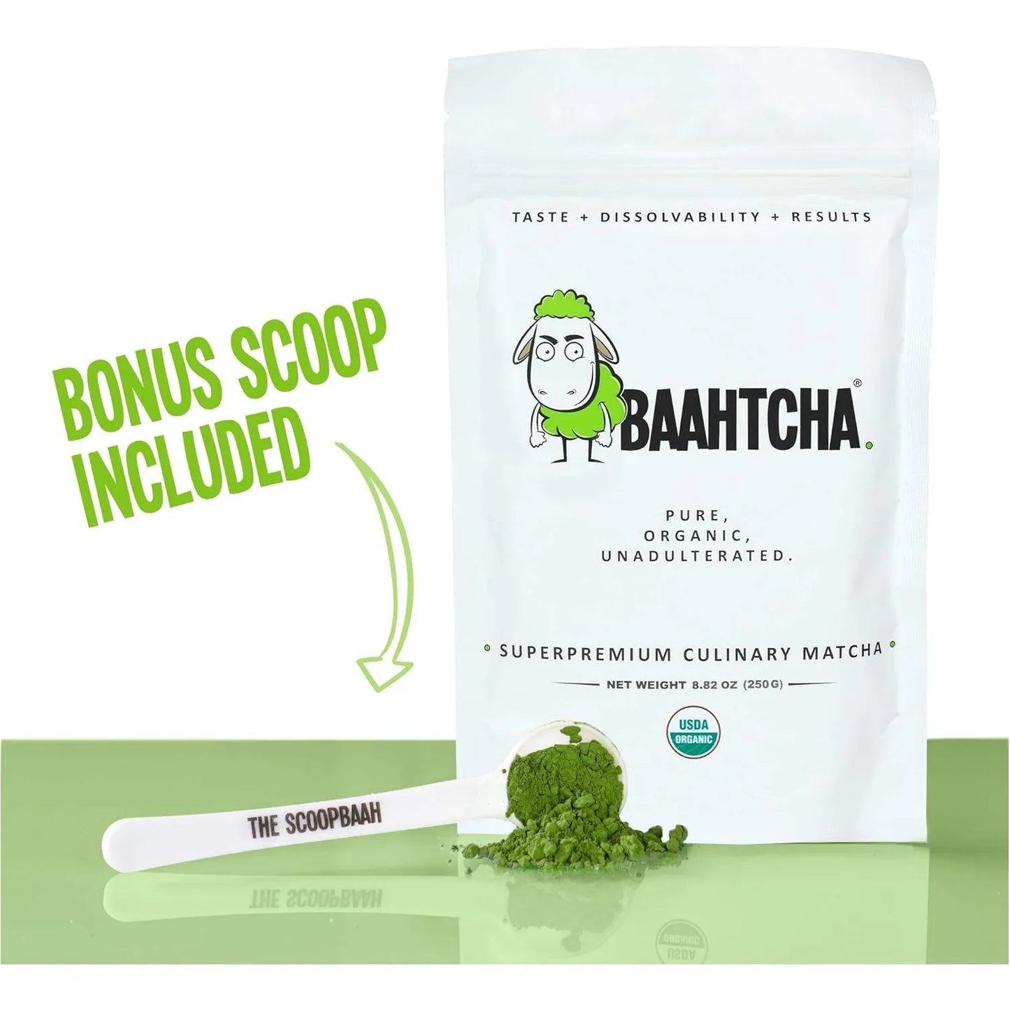 Polvo De Té Verde Matcha Orgánico USDA Energía Natural Antioxidante Grado Culinario
